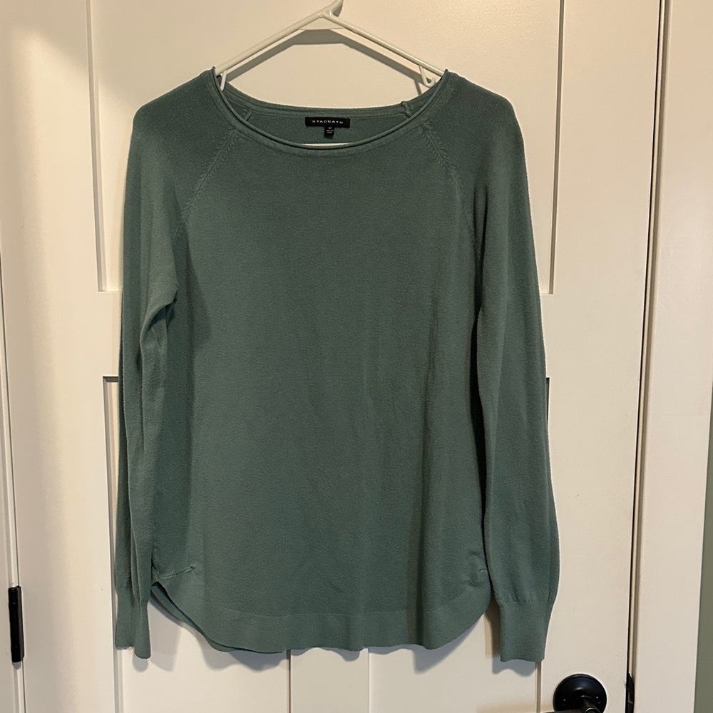 Staccato Women's Sage Crew Neck Sweater